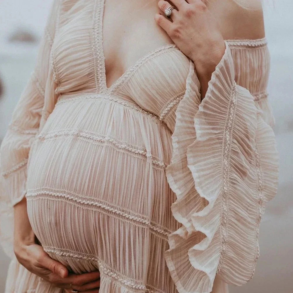 Luna Maxi Dress | Champagne