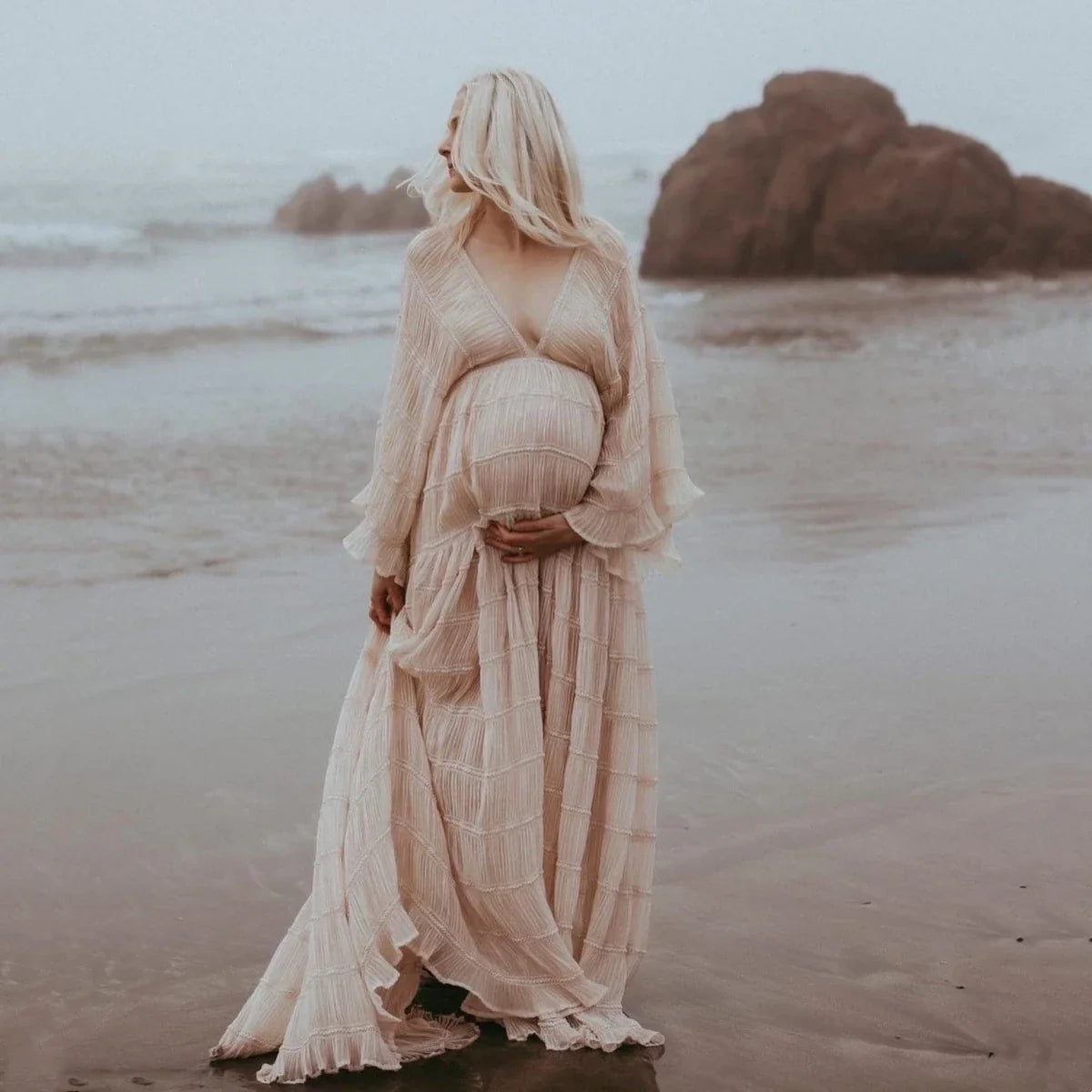 Luna Maxi Dress | Champagne